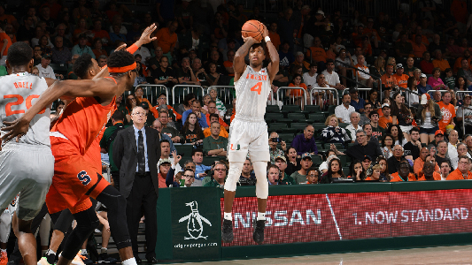 Canes Can't Overcome the Cuse Zone; Drop 3rd Straight