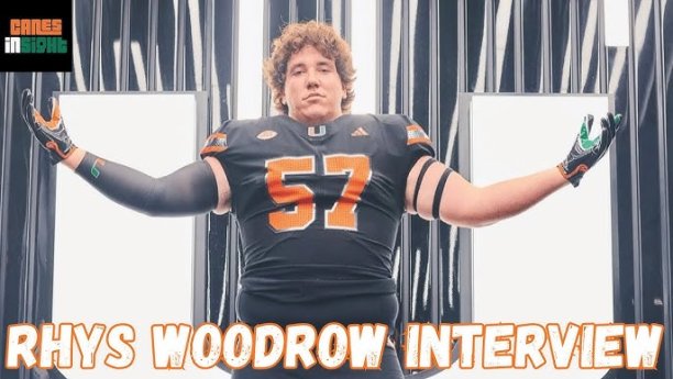 Miami OL Commit Rhys Woodrow joins CanesInSight | CanesInSight