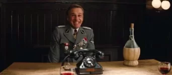 Hans Landa from Inglourious ******** is excited.webp