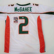 Willis McGahee autographed custom white stitched jersey JSA wiitness