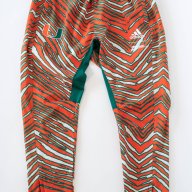 PLAYER EXCLUSIVE MIAMI HURRICANES TEAM ISSUED ZUBAZ PANTS size medium