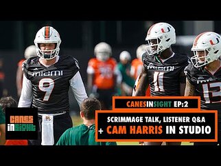 Former Canes RB Cam Harris IN STUDIO, Fall Scrimmage Breakdown, Listener Q&A (EPISODE 2)
