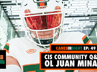 Miami OL Recruit Juan Minaya Talks Recruitment & His Visit to Coral Gables + CIS Community Q&A