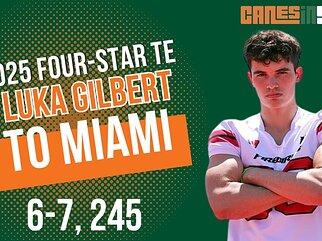 INSTANT REACTION: 4-STAR TE Luka Gilbert commits to Miami
