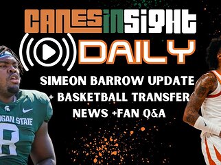 Simeon Barrow Update | Former 5-Star Forward visiting Canes Hoops | Fan Q&A