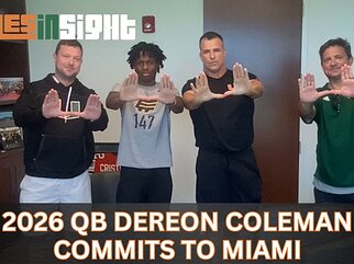 2026 QB Dereon Coleman commits to Miami | MAJOR ARM TALENT