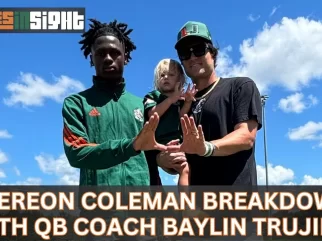 2026 MIAMI QB Commit Dereon Coleman Breakdown with QB Coach Baylin Trujillo