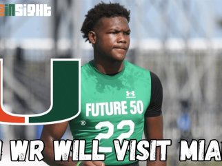 #1 WR in the Nation set to visit Miami