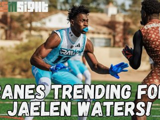 Top DB Recruit Jaelen Waters trending to Miami! Talking with his 7v7 coach Jose Duasso of RAW 7v7