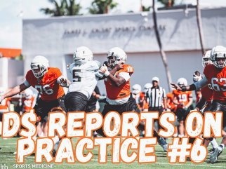 CanesInSight Daily: D$'s Report from Practice #6