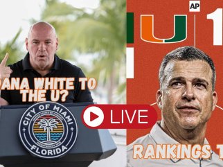 CanesInSight Live: DANA WHITE to the U and Canes land at #10 in AP Poll