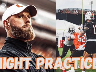 CanesInSight Daily: Night Practice! + Mallory and Cooper square off