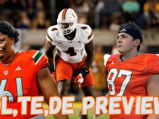 CanesInSight Daily: OL, TE, DE preview! Post Fall Camp