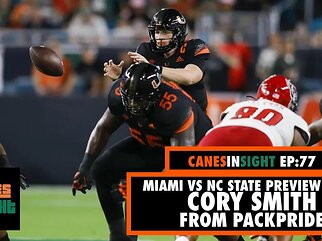 GAME PREVIEW: Miami vs NC State Preview With Cory Smith From PackPride + D$ Opens Up The Bank | CIS