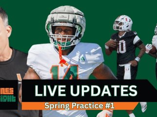 CanesInSight LIVE: SPRING PRACTICE #1 Exclusive Updates