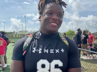 Randy Adirika interview at Under Armour Miami Camp | 2025 Miami Central DL prospect