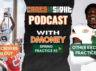Wide Receivers put on a SHOW | MIAMI HURRICANES Spring Practice Day 2 report